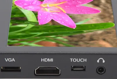 Produktbild von 5-Zoll-Touchscreen-Monitor mit VGA-USB-HD-Multimedia-Schnittstelle, Farbe