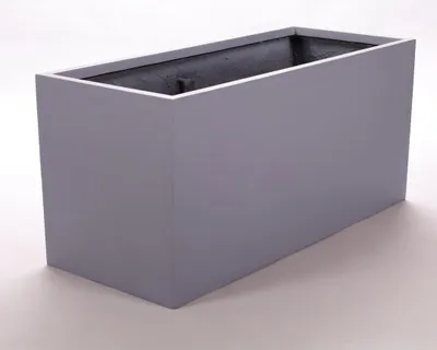 Produktbild von Elegant Einrichten | Pflanzkübel | Fiberglas | rechteckig | 120x50x55cm | grau.
