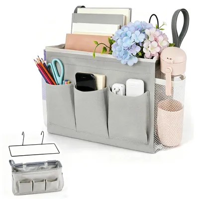 Produktbild von Nachttisch-Hängeaufbewahrung - Betttasche zum Einhängen - Bett Organizer