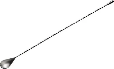 Produktbild von APS 93129 Barlöffel, Edelstahl, gedrehter Stiel, Teardrop-Ende, Länge 44 cm