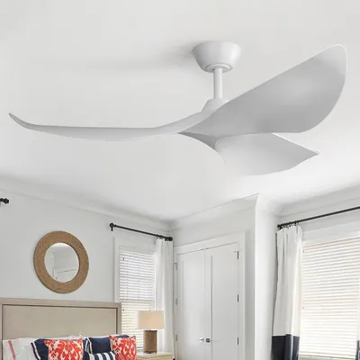 Produktbild von Sofucor Deckenventilator, DC, 96.5cm, drei Flügel, ohne Licht, Ganz Weiß