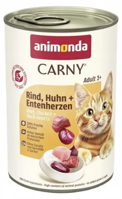 Zdjęcie produktu dla ANIMONDA Carny Adult smak: wołowina, kurczak i kacz
