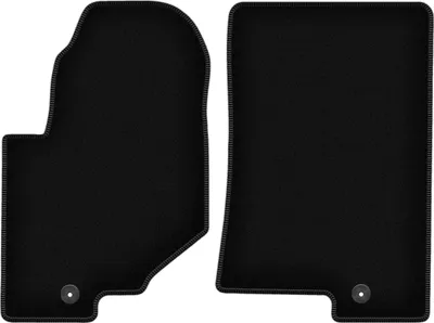 Image de Wielganizator Tapis avant de sol velours sur-mesure pour SsangYoung Rexton IV (2017-, SUV) noir, jeu 2 pièces, fixations