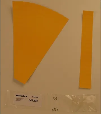 Produktbild von Einsteckkarten für 20mm Einsteckschiene 40x17mm VE=170 Stück gelb