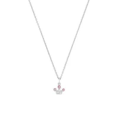 Produktbild von Prinzessin Lillifee Halskette für Mädchen aus 925er Silber mit Krone