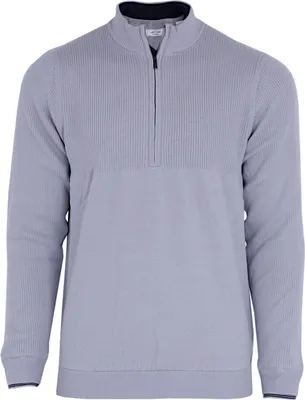 Produktbild von adidas Herren Pullover 1/2 Zipper Adipure Wind Sweat Golfpullover Gr.S grau