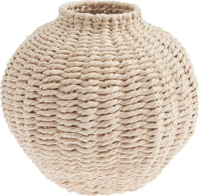 Produktbild von Vase Geflecht oval, Natur, Ø=21 x 19cm