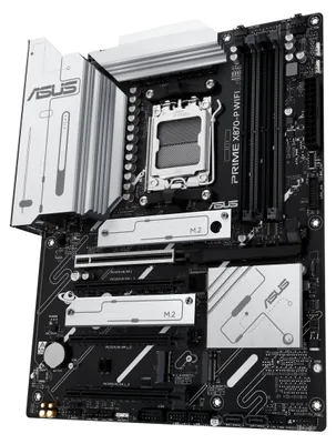 Obrázok produktu pre ASUS PRIME X870-P, AMD, Pätica AM5, AMD Ryzen 7000 Series, AMD Ryzen 8000 Series, AMD Ryzen 9000 Series, Pätica AM5, DDR5-SDRAM, 192 GB