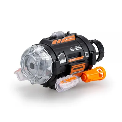 A toy submarine with a camera.
