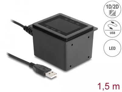Image de DELOCK USB Barcodescanner 1D und 2D kabelgebunden