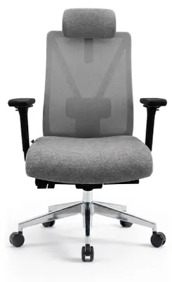 Produktbild von JAN NOWAK Ergonomischer Bürostuhl in Grau mit Netzbezug VECTOR