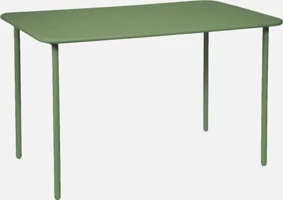 Produktbild von sweeek - Gartentisch aus Stahl für 4 Personen - Grün