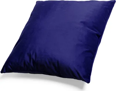 Zdjęcie produktu dla Mikropolarowa poszewka na poduszkę 50x50 cm Ciemnoniebieska