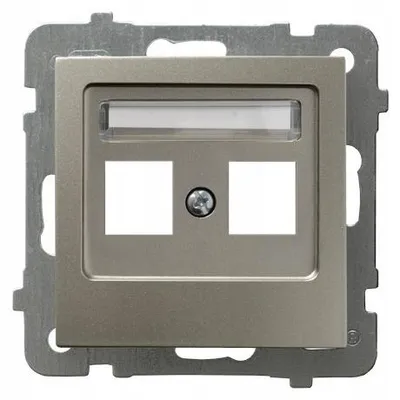 Produktbild von Ospel GPK-2G/p/45, Satinierter Stahl, IP20, 71 mm, 33 mm, 71 mm, 52,5 g