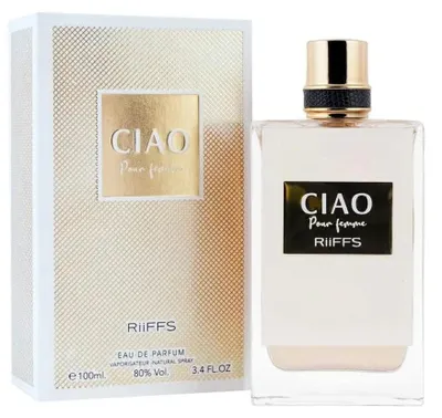 Produktbild von Riiffs Ciao Eau de Parfum 100 ml Damen – Fruchtig Süßer Duft mit Vanille & Blumen – Langanhaltendes Frauen Parfum