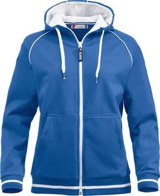 Produktbild von Sweatjacke Grace mit Kapuze, Full-Zip, angerauter Innenseite und Piqué Optik