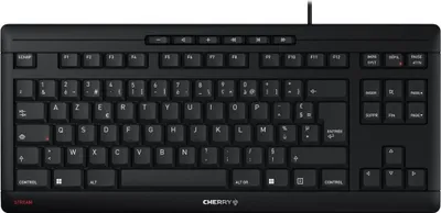 Obrázek produktu pro Cherry STREAM KEYBOARD TKL, drátová, USB, nůžkový přepínač, AZERTY, černá