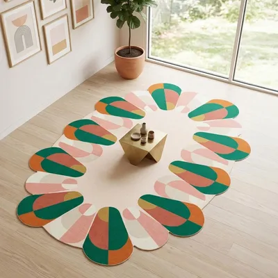 Produktbild von Conceptum Hypnose, Hochwertiger Teppich 80 x 300 cm, 100% Polyester, grün, rutschfest