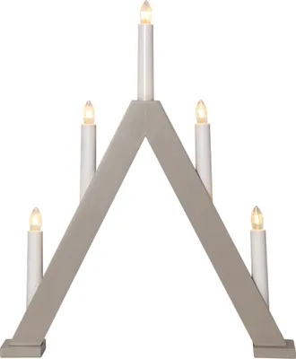 Produktbild von Star Trading 214-72-1, Leichte Dekorationsfigur, Beige, IP20, Weiß, 5 Glühbirne(n), E10
