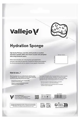Produktbild von Vallejo B90002 - Feuchtigkeitsschwamm, 2 Stück. - Neu