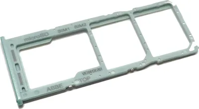 Produktbild von Simkartenhalter passend für Samsung Galaxy A22 4G (SM-A225F/DS), Dual-Nano-SIM + micro-SD, Serviceware, Grün