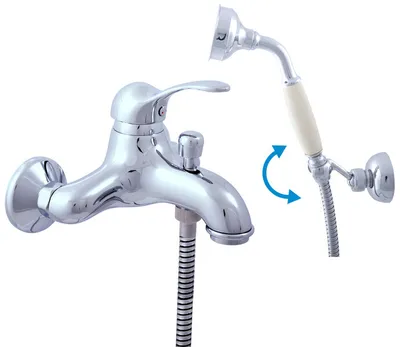 Obrázek produktu pro Slezák-RAV Vodovodní baterie vanová Slezák Rav L054.5/2 Barva: chrom, Rozměr: 150 mm