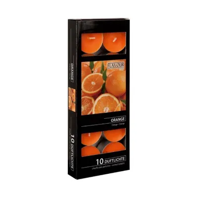 Produktbild von 10 Duft-Teelicht orange Orange