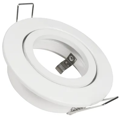 Obrázek produktu pro Montážní rámeček GU5.3 DL-248w 82mm bílý kulatý otočný