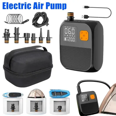 Zdjęcie produktu dla Elektryczna pompka do desek SUP - pompka do napompowywania desek SUP - 25 PSI - przenośna - do kajaków i łodzi