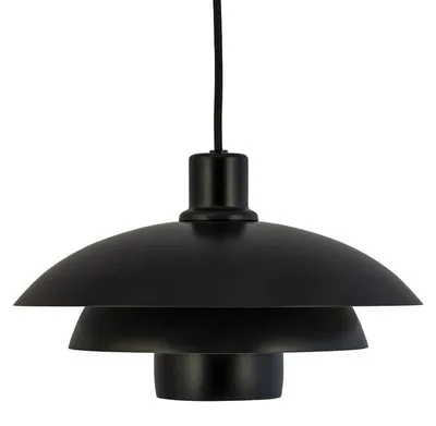 Produktbild von Pendelleuchte LED, Hängelampe, Deckenlampe Pendel, Pendellampe Esstisch, Pendelleuchte für Wohnzimmer, Skandinavische Design, Morph schwarz D30