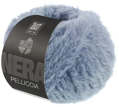 Produktbild von Lana Grossa PELLICCIA (NERA) 50 g flauschiges Effektgarn 90 m Farbe 009 - Graublau