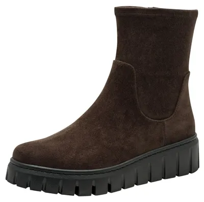Image de Bottes pour femmes MARCO TOZZI, fermeture éclair, confortables, couleur marron (MOCCA), taille 41 EU