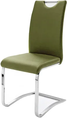 Produktbild von MCA Schwingstuhl 2er Set Köln Kunstleder Olive & Chromgestell KOEC10OL