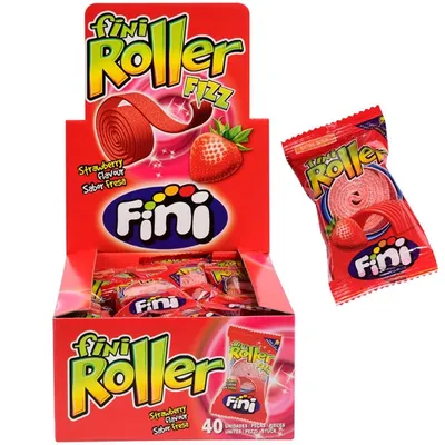 Produktbild von Fini Roller Strawberry (40 x 20g)