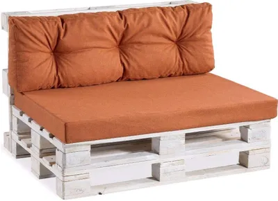 Image de Coussins pour palettes PPF (Coussin d'angle 60x40 piqué, orange)