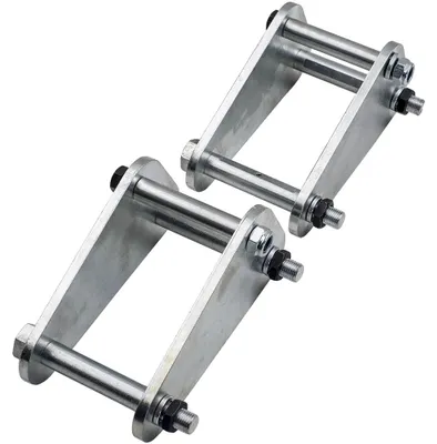 Imagen del producto de Correas de amarre reforzadas, fabricadas en acero, con dimensiones de 5,5 x 2,5 pulgadas, compatibles con vehículos todoterreno, aptas para sistemas de elevación, con una capacidad de carga de hasta 3 toneladas