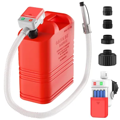 Productafbeelding van Elektrische brandstofpomp met automatische stop, 4 maatadapters