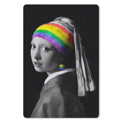 Produktbild von MuchoWow® Mauspad Mousepad Das Mädchen mit dem Perlenohrring - Vermeer 18x27 cm - Mousepads - Maus Mat - Pad - Mausunterlage
