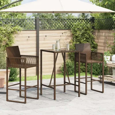 Produktbild von "im Sonderangebot"Esstisch/Outdoor Tisch - Garten-Bartisch - moderne Design - Balkontisch - Braun 70x70x110 cm Poly Rattan DEMöbel 4373839