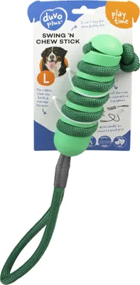 Imagen del producto de Duvo+ Juguete para perros, palo "Swing n Chew" verde, tamaño: L