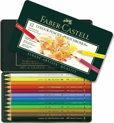 Obrázok produktu pre FABER-CASTELL Farbstift Polychromos 12er Metalletui