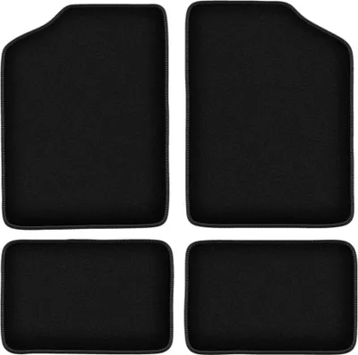 Immagine prodotto di Tappetini in velluto per Renault 5 II (1986-1993, hatchback) neri, set 4 pz, con fissaggi