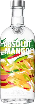 Produktbild von Absolut Mango Vodka 40% 1 ltr.