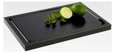 Produktbild von Bar-Schneidebrett 30 cm x 20 cm mit Ablaufrinne und rutschfesten Füßen, spülmaschinengeeignet