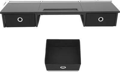 Produktbild von Monitorständer, Ergonomisches Design, Robuste Konstruktion, schwarz