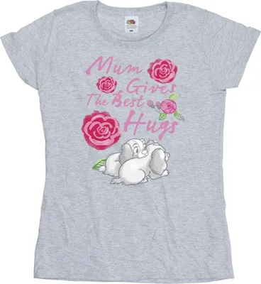 Produktbild von Disney - "Lady And The Tramp Mum Hugs" T-Shirt für Damen BI26176 (S) (Grau)