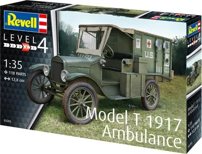 Produktbild von Revell 03285 Ford Model T 1917 Ambulance PKW Modell Bausatz 1:35 in