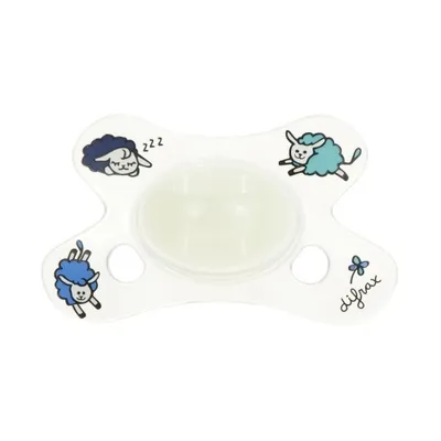 Produktbild von Difrax GL799 Sheepy NINA Silikon-Schnuller, BPA-frei