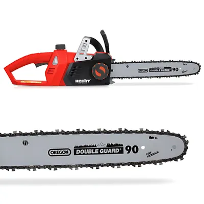 Produktbild von HECHT 9936 Kettensäge Akku | 34 cm Schnittlänge | 40 V 4 Ah Akku | Kettenschnellspanner