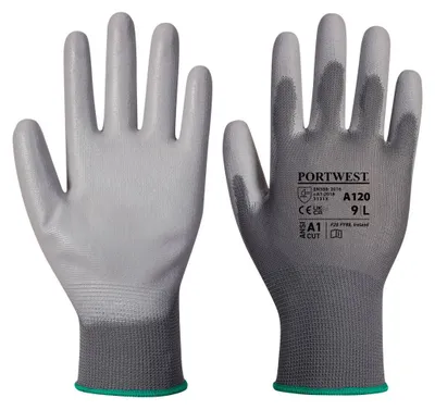 Produktbild von Portwest A120 PolyurethanBeschichteter-Handschuh Grey Gr. XL